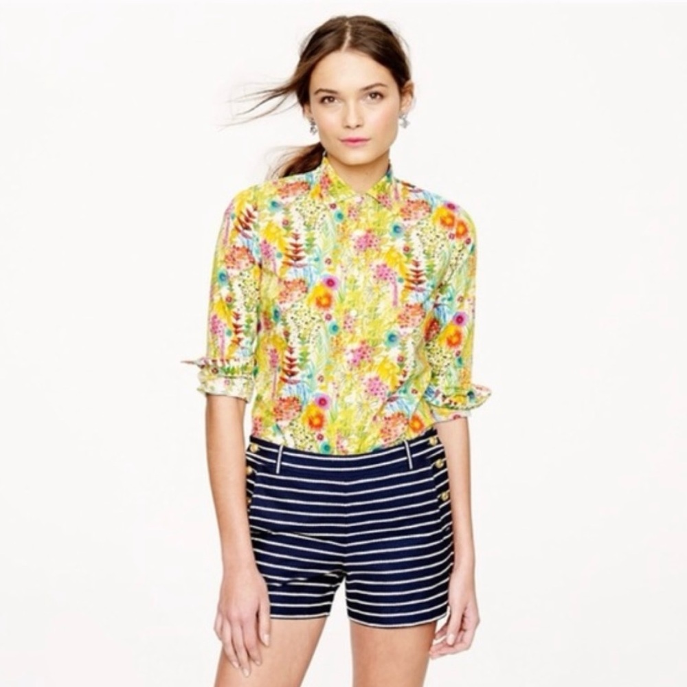 J. Crew Liberty Perfect Shirt - Tresco Floral